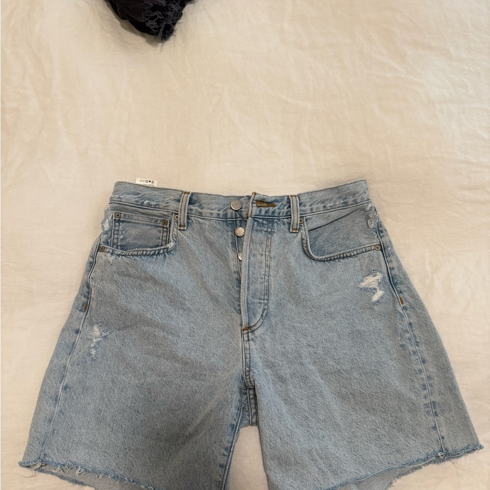 Denim Formum Light Blue Denim Shorts